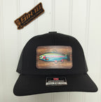 Rainbow Trout UV Printed Leatherette Patch Hat