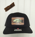 Largemouth Bass UV Printed Leatherette Patch Hat