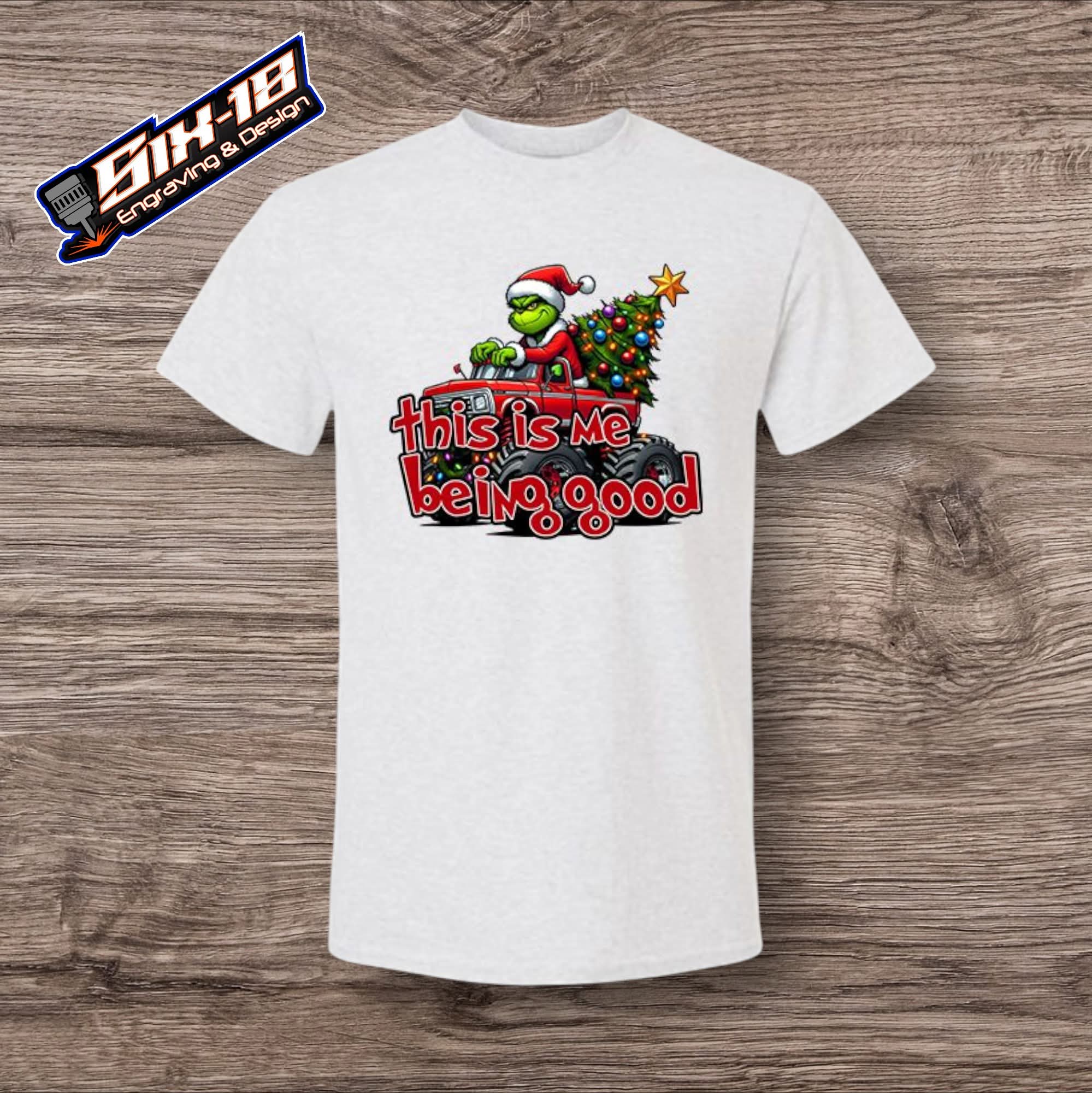 Grinch This Is Me Being Good Youth Shirt