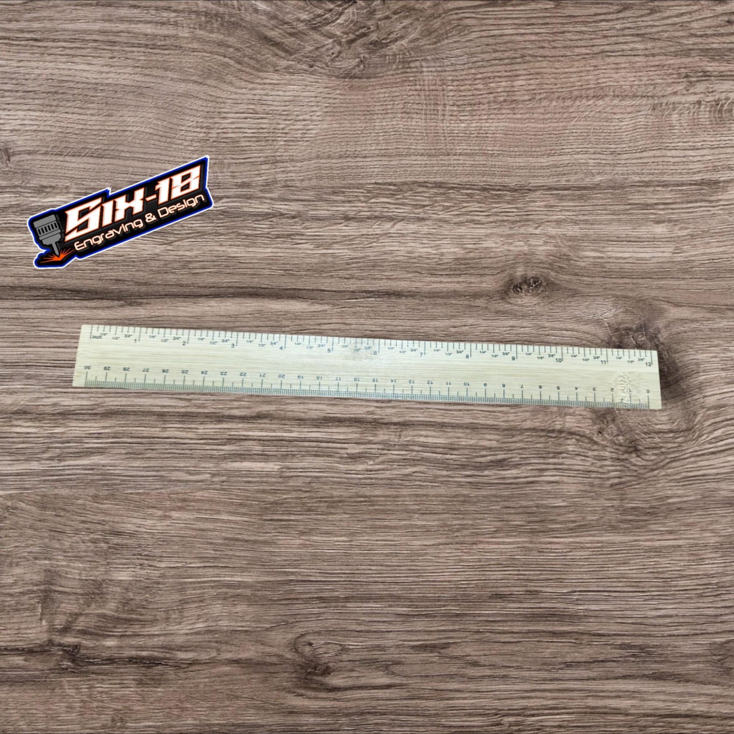 Customizable Bamboo Ruler