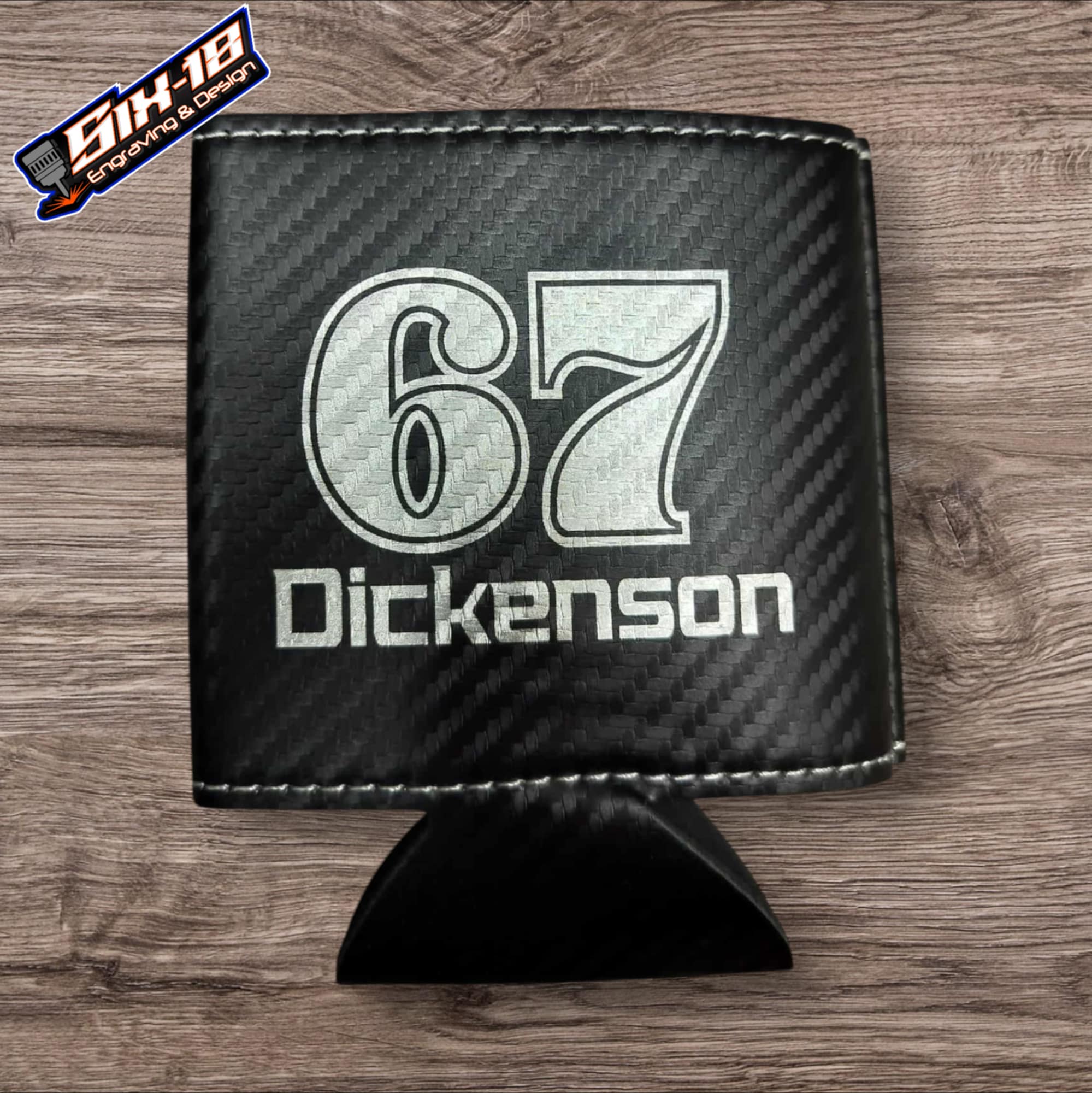 Customizable Magnetic Leatherette Beverage Holders