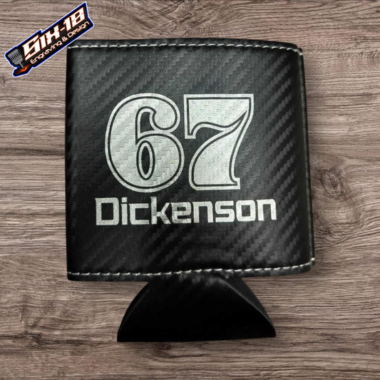 Customizable Magnetic Leatherette Beverage Holders