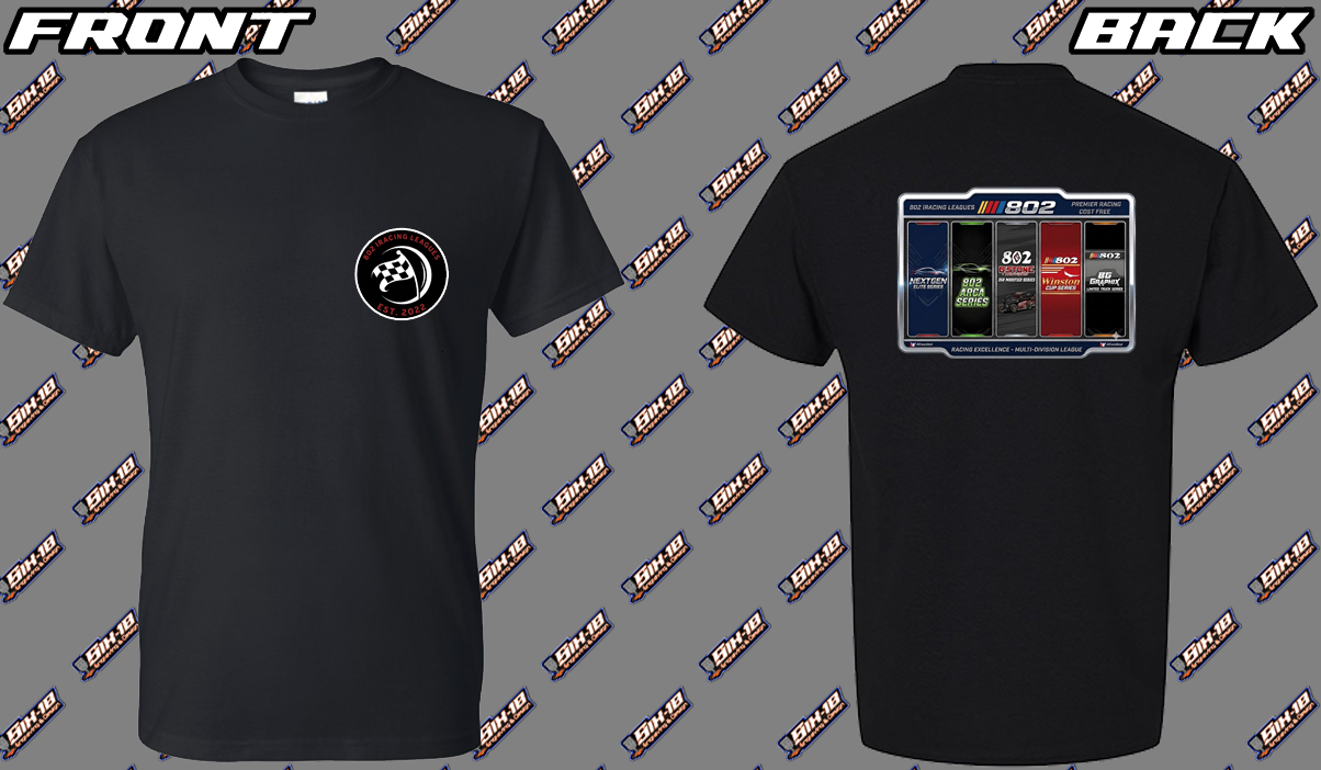 802 Iracing League T-Shirt