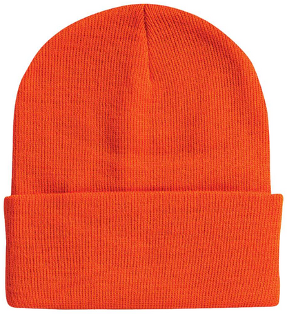 Customizable Leatherette Patch Beanie