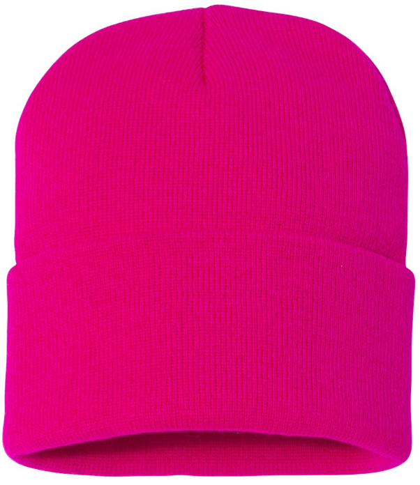 Customizable Leatherette Patch Beanie