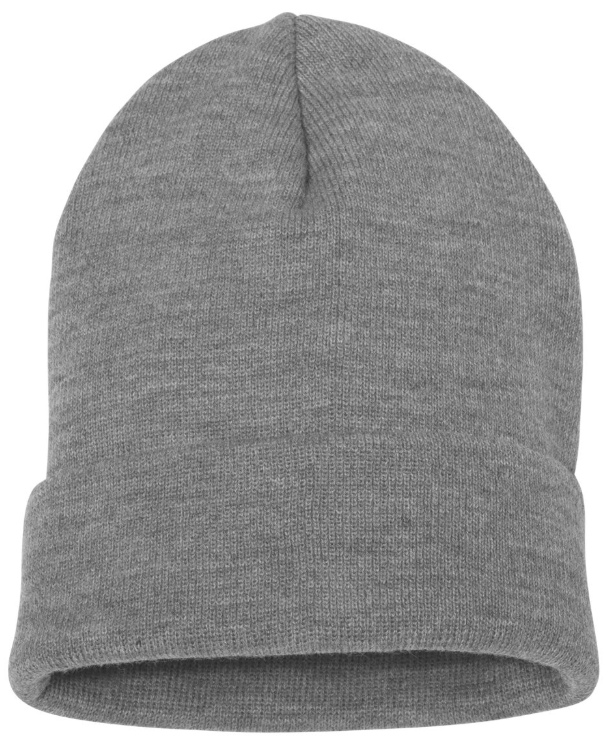 Customizable Leatherette Patch Beanie