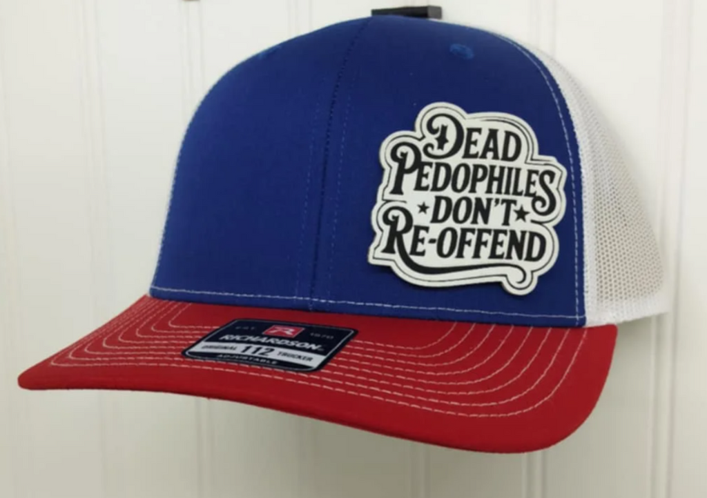 De*d Pedaph*les Don't Re-offend Leatherette Patch Hat