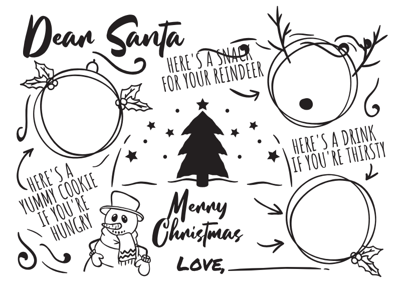 Custom Bamboo Santa Tray