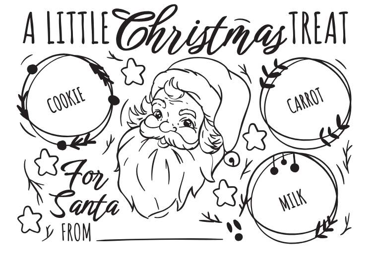 Custom Bamboo Santa Tray