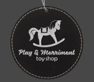 Customizable Leatherette Circle Ornaments