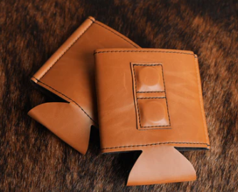 Customizable Magnetic Leatherette Beverage Holders