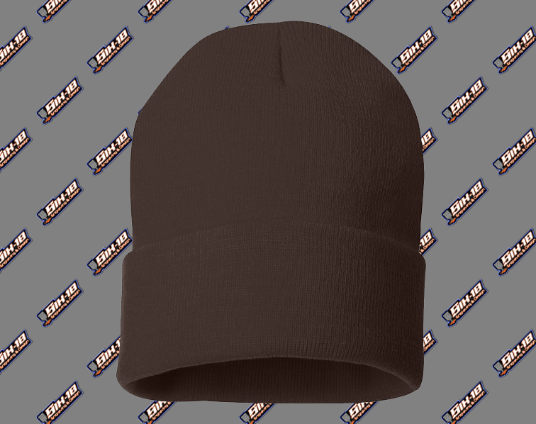 Dad Bod Leatherette Patch Beanie