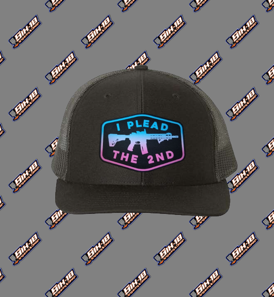 I Plead The 2nd  Leatherette Patch Hat