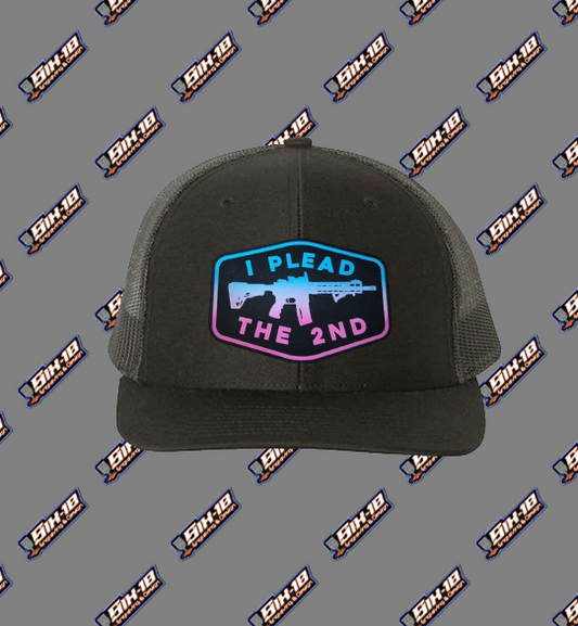 I Plead The 2nd  Leatherette Patch Hat