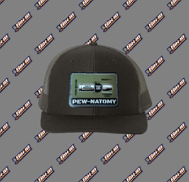 Pew-Natomy Leatherette Patch Hat