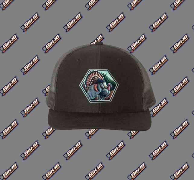 Turkey Leatherette Patch Hat