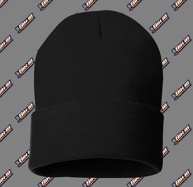 Chaos Coordinator Leatherette Patch Beanie