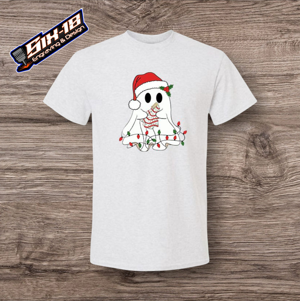 Little Debbie Christmas Tree Ghost Shirt