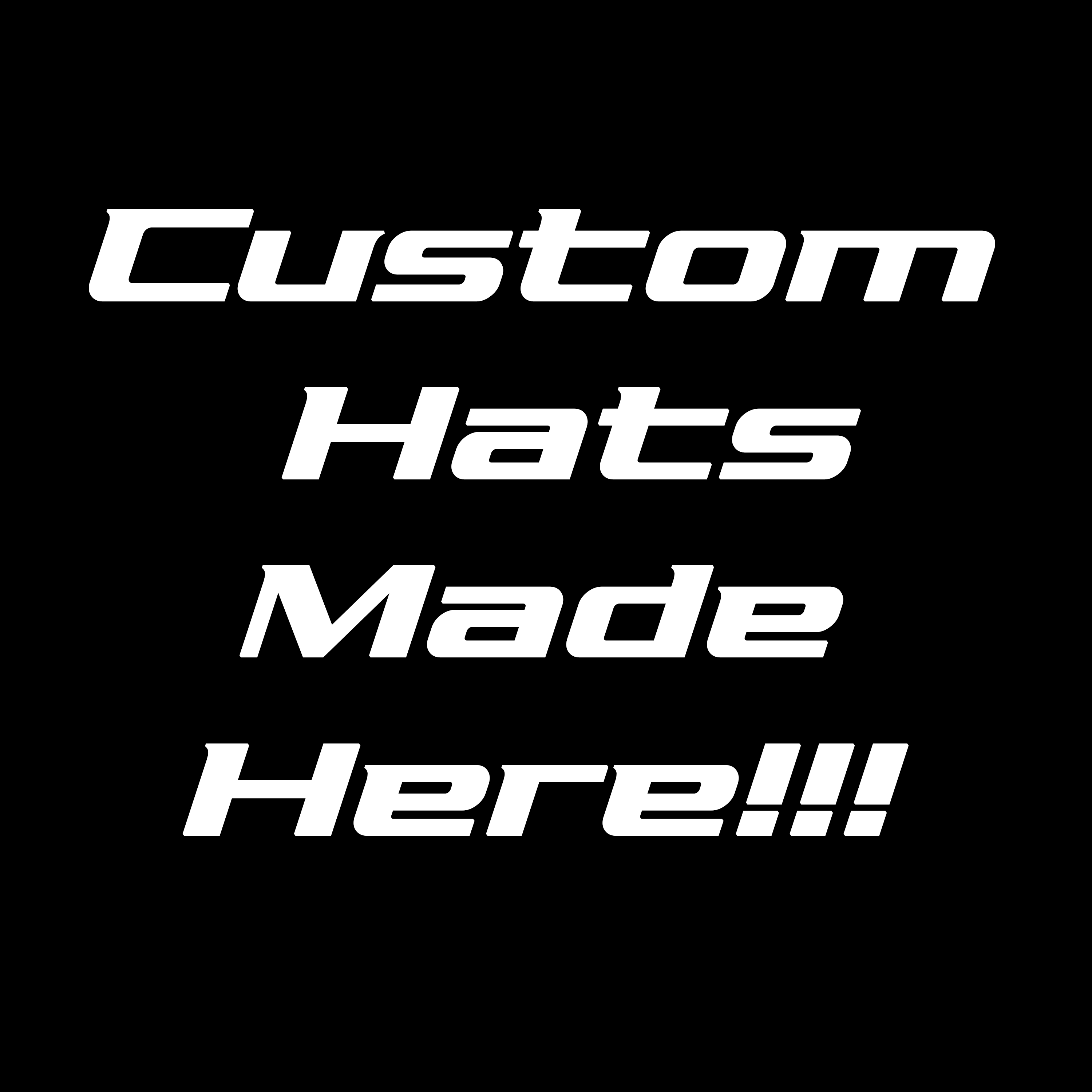 Customizable Leatherette Patch Hat